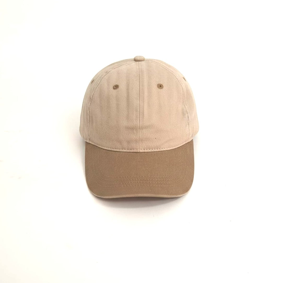 Cappello uomo baseball visiera delave' bicolor - Beige