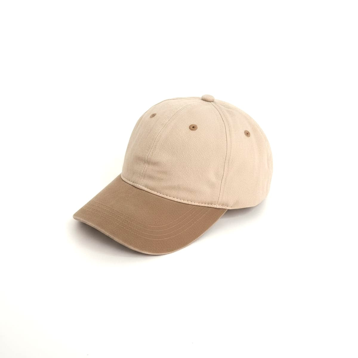 Cappello uomo baseball visiera delave' bicolor - Beige