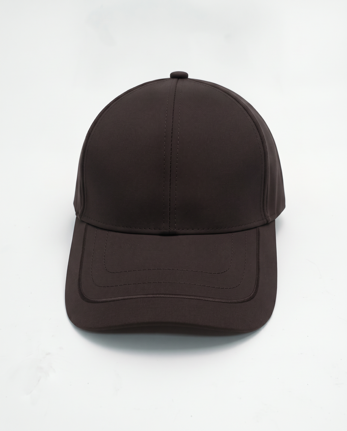 Cappello uomo baseball visiera con linee - Nero