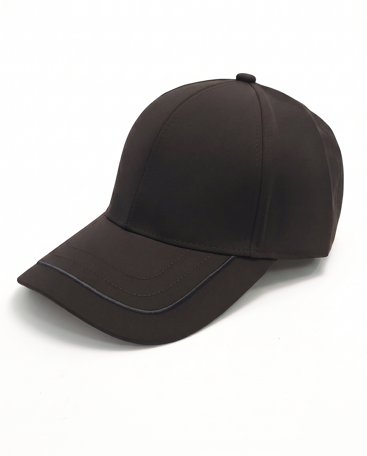 Cappello uomo baseball visiera con linee - Nero