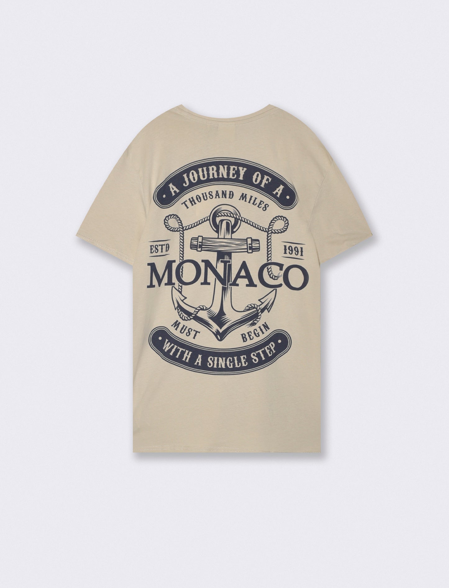 Cotton T-shirt with contrast print - Grey