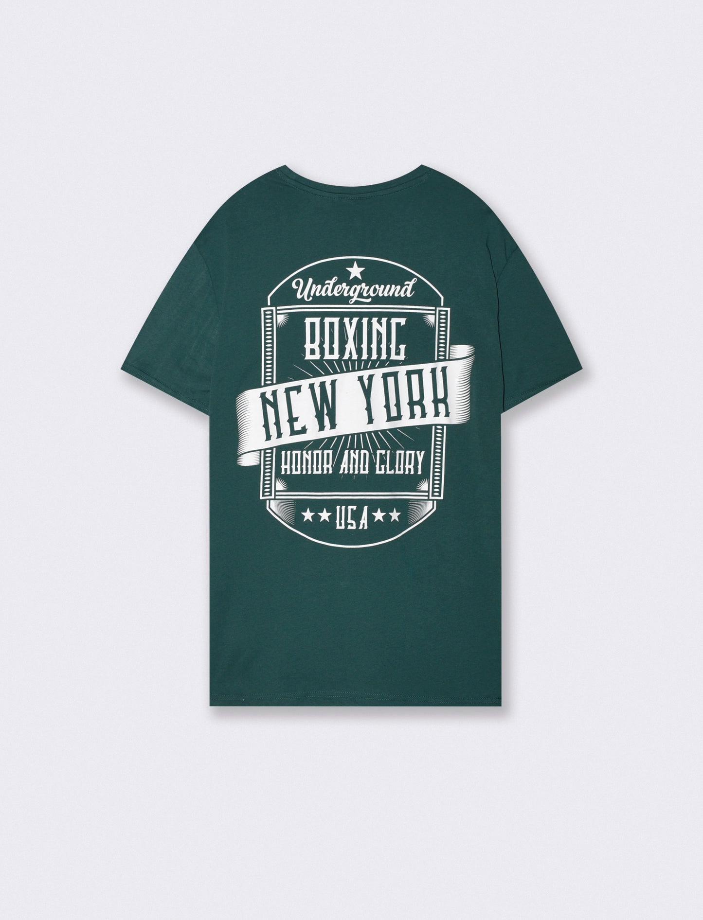 Cotton T-shirt with contrast print - Green