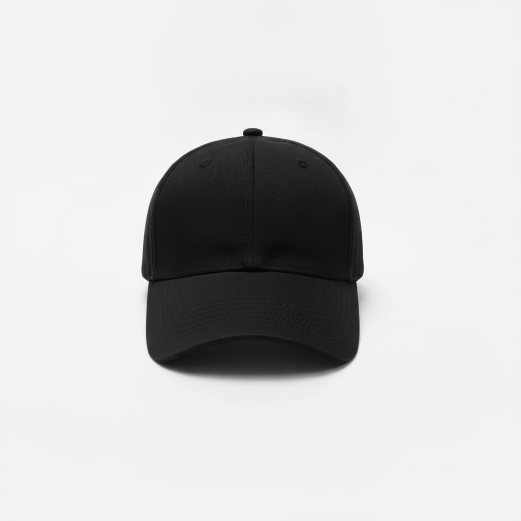 Cappello uomo baseball mimetico unito - Nero