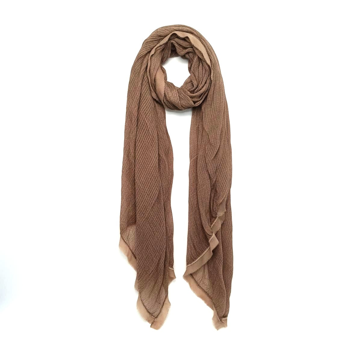 Foulard donna stola - Grigio fango