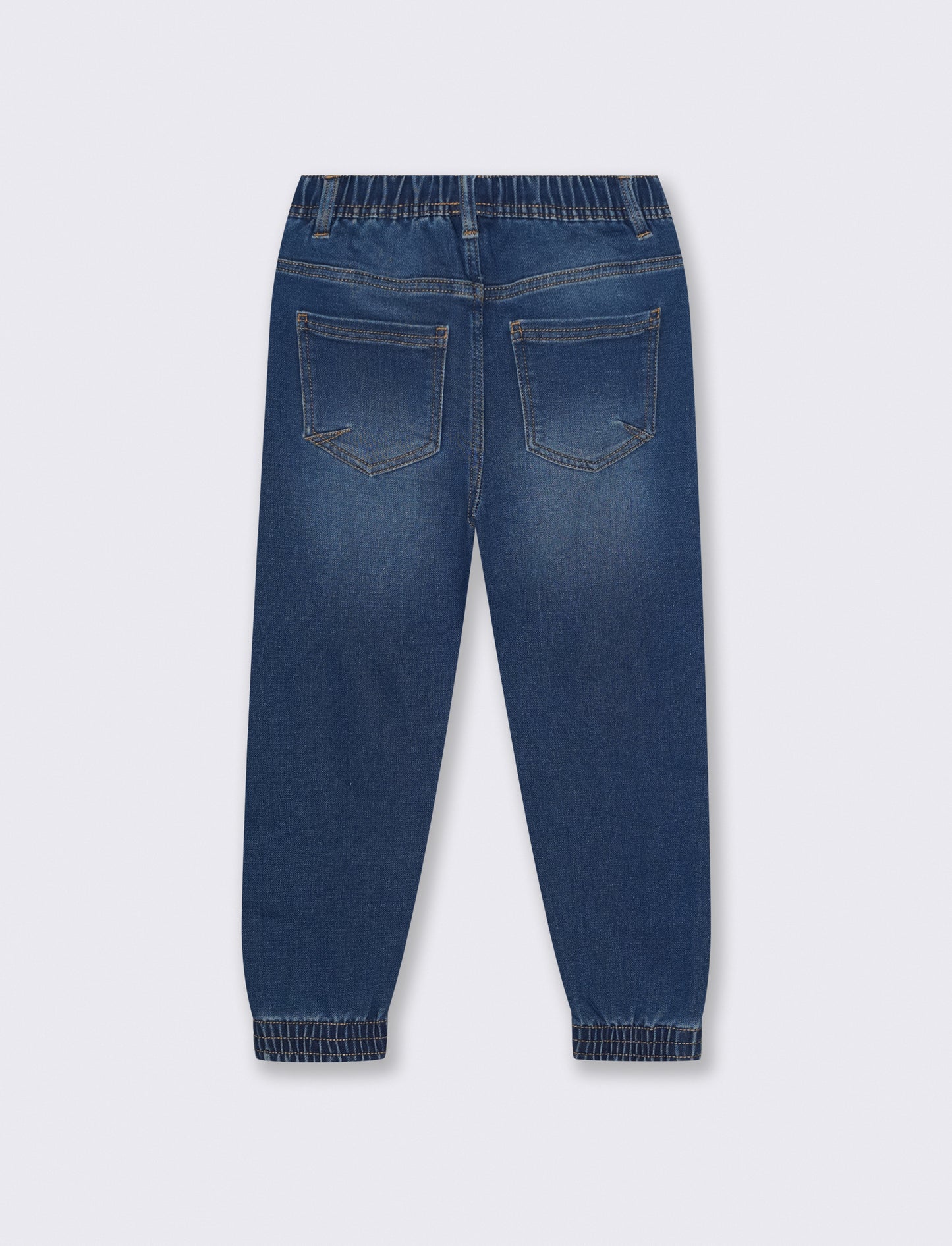 Stretch denim joggers for a casual style - Blue