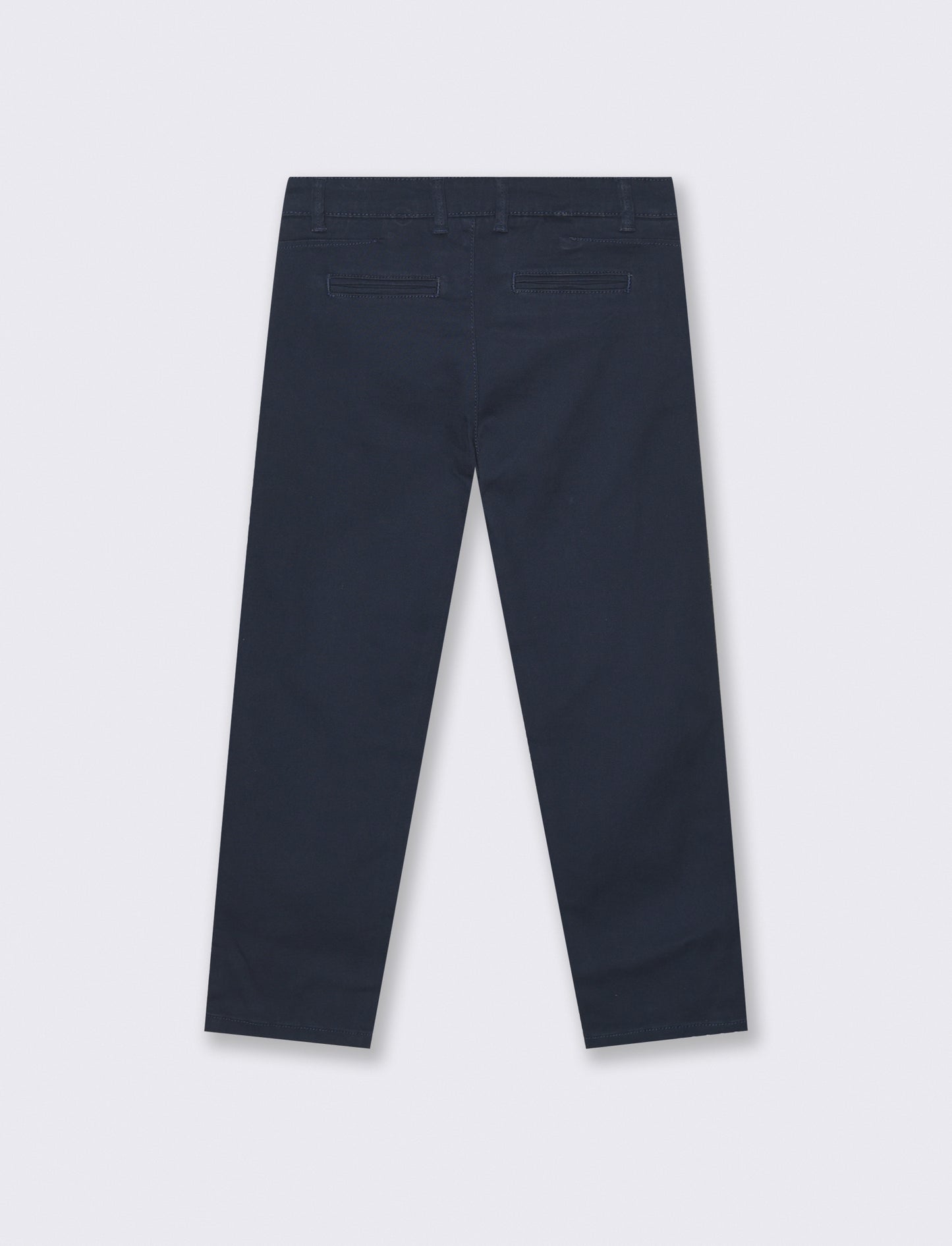 Pantaloni in cotone con tasche pratiche - Blu