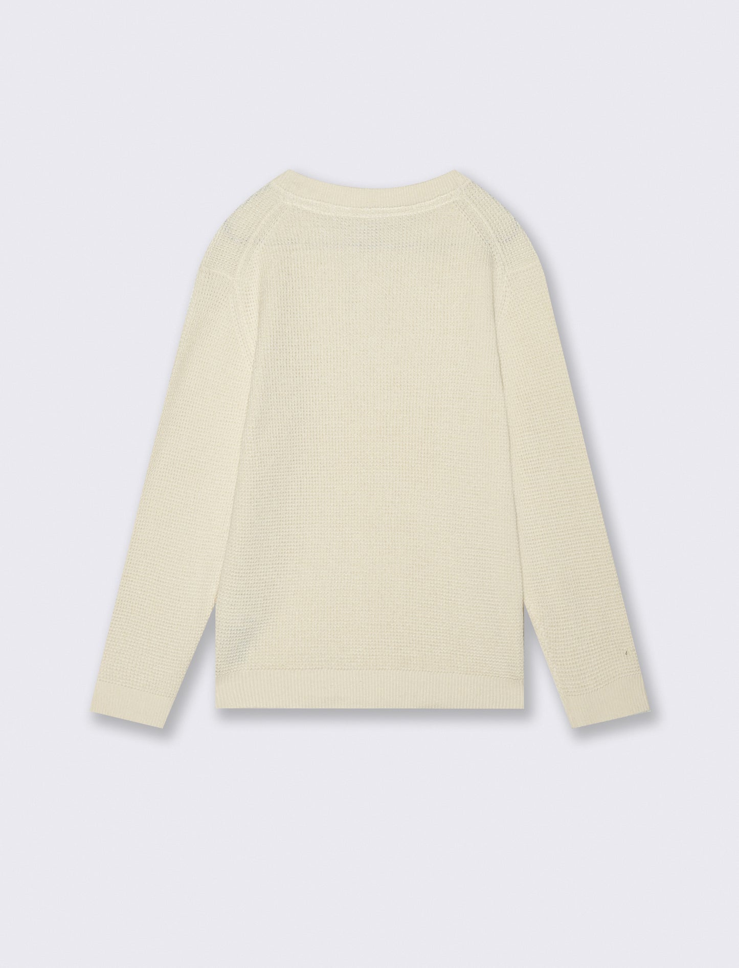 Soft and Modern Cotton Crewneck Sweater - Beige