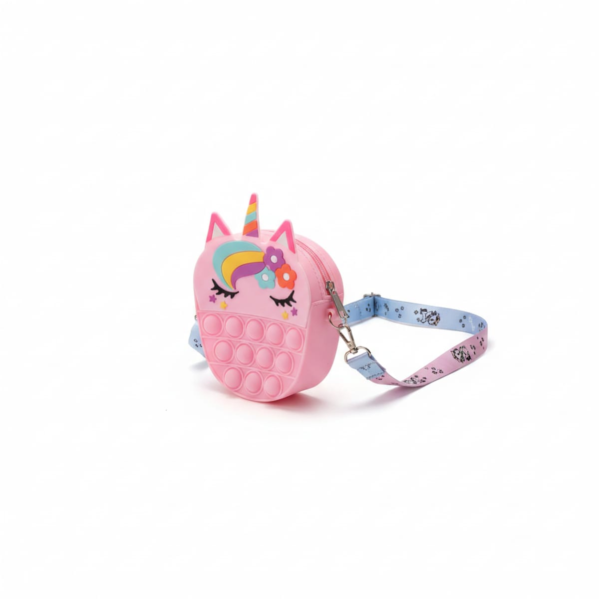 Portamonete bambina pop it unicorno - Rosa