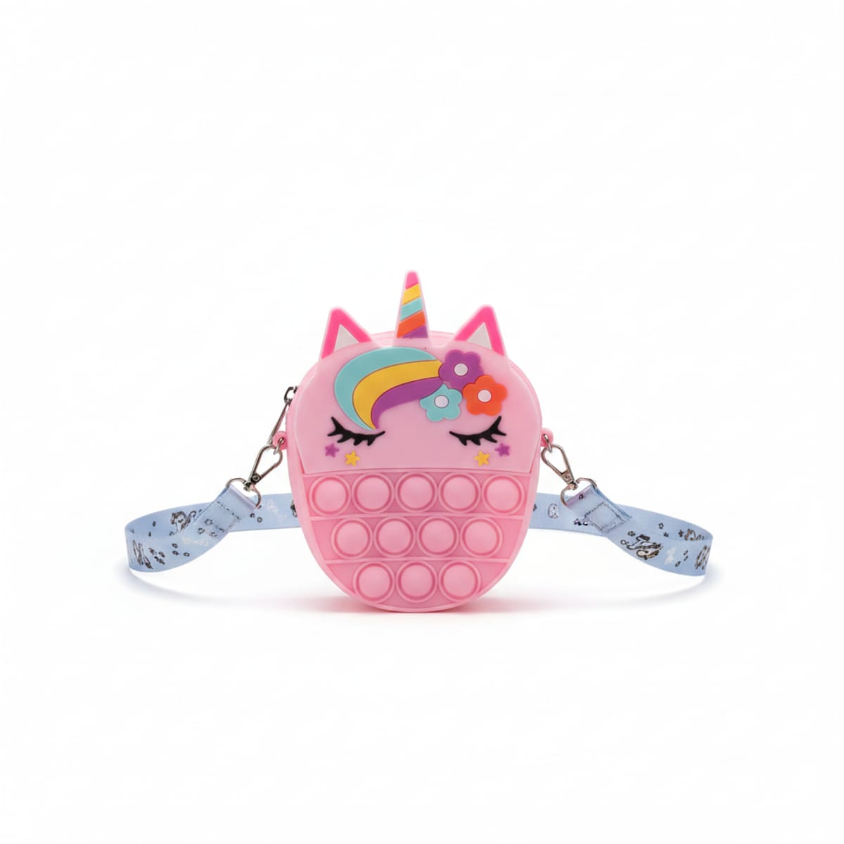 Portamonete bambina pop it unicorno - Rosa