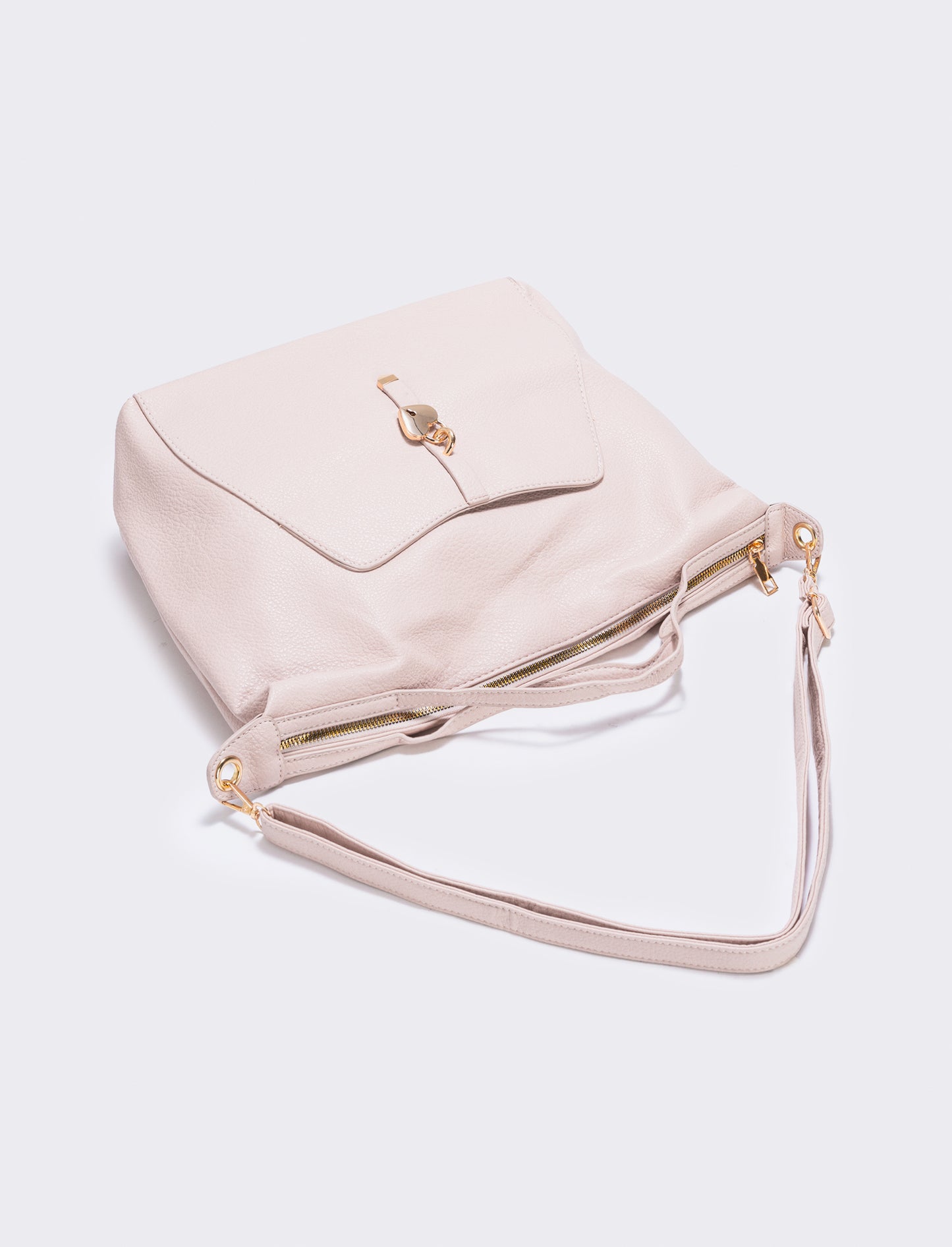 Heart-shaped lock bag - Beige