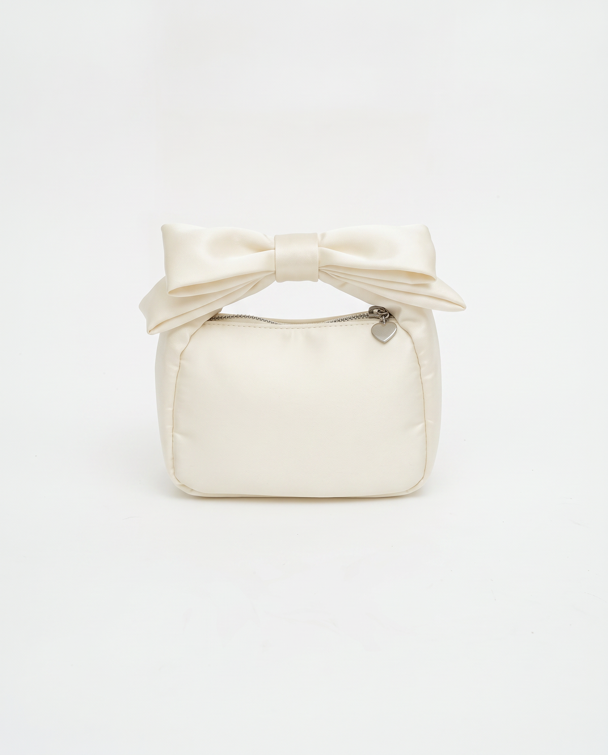 Borsetta bambina con manico fiocco doppio - Beige