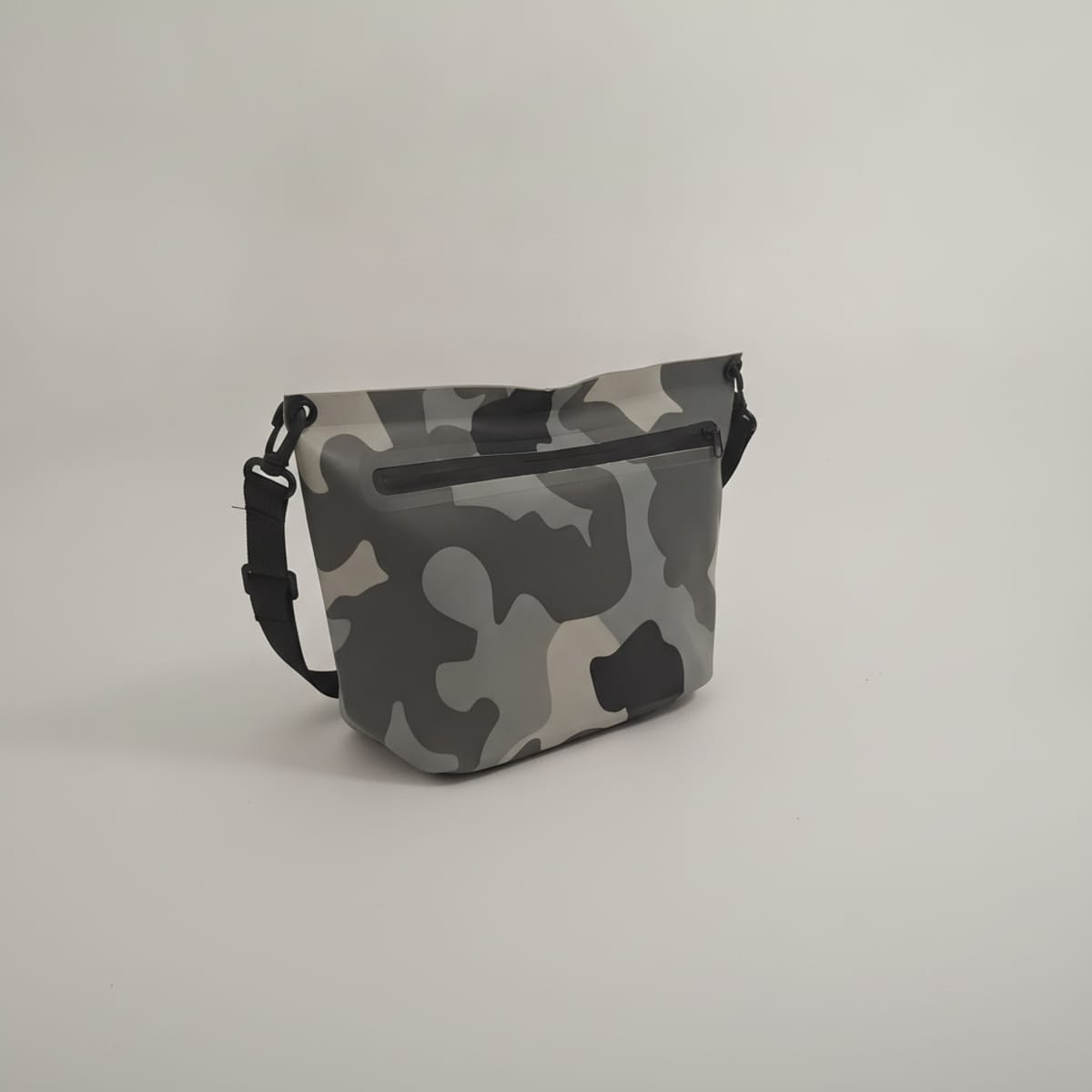 Pochette uomo waterproof con polsino - Verde mimetico