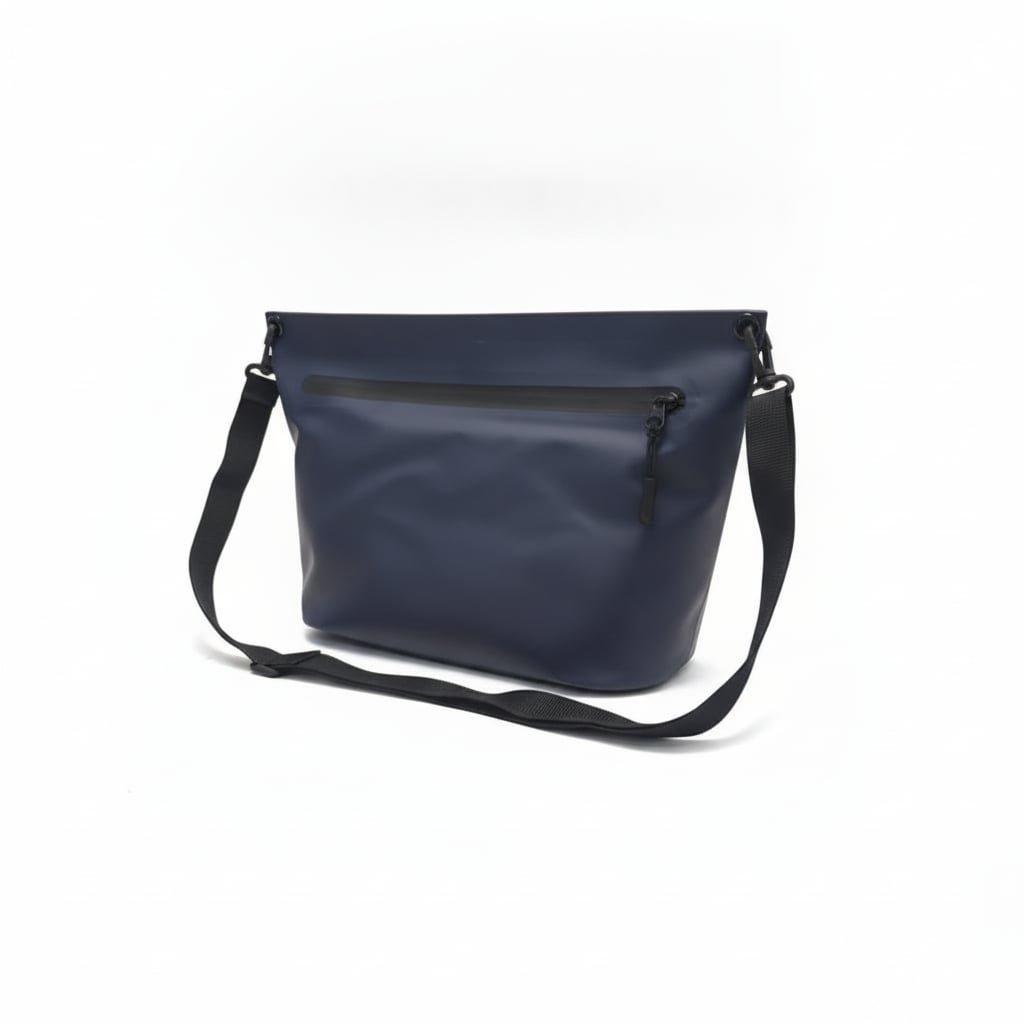 Pochette uomo waterproof con polsino - Blu