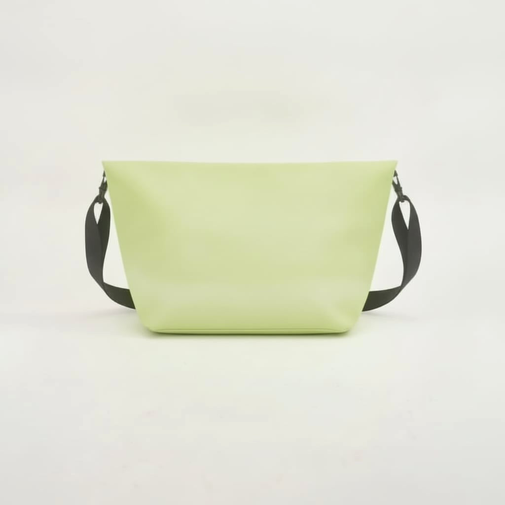 Pochette uomo waterproof con polsino - Giallo lime