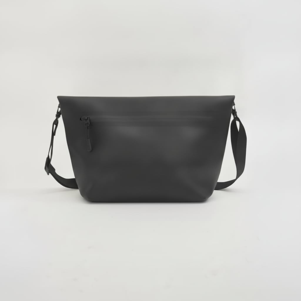 Pochette donna waterproof con polsino - Nero