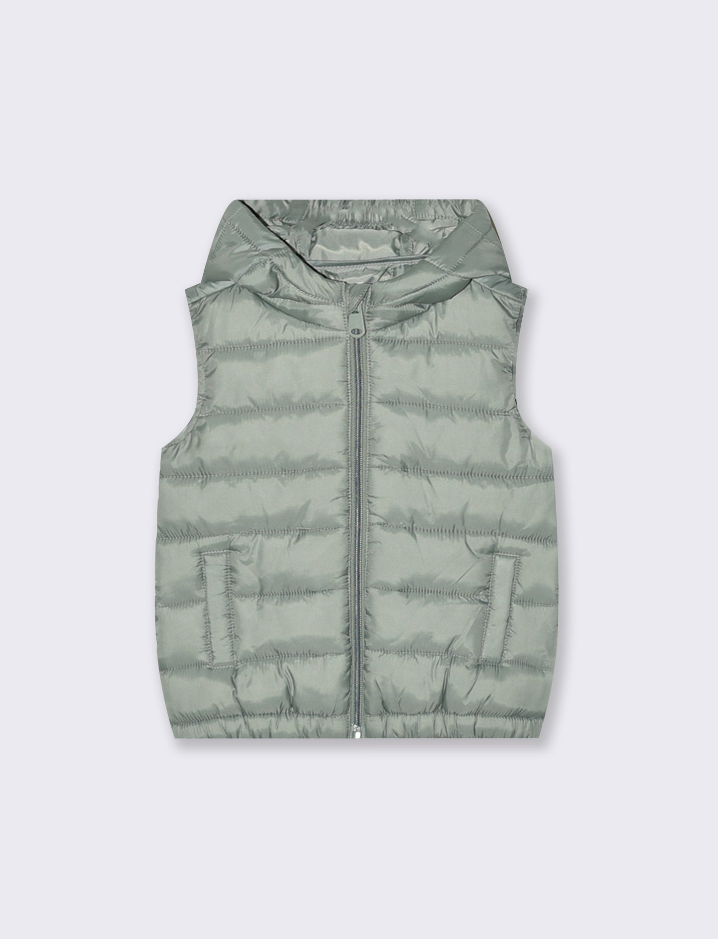 Gilet leggero basico per look casual - Verde salvia