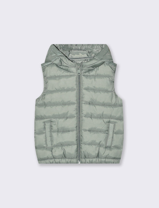 Gilet leggero - Verde salvia