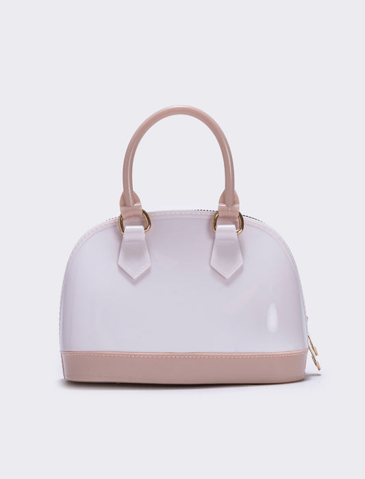Borsa bauletto in gomma - Bianco