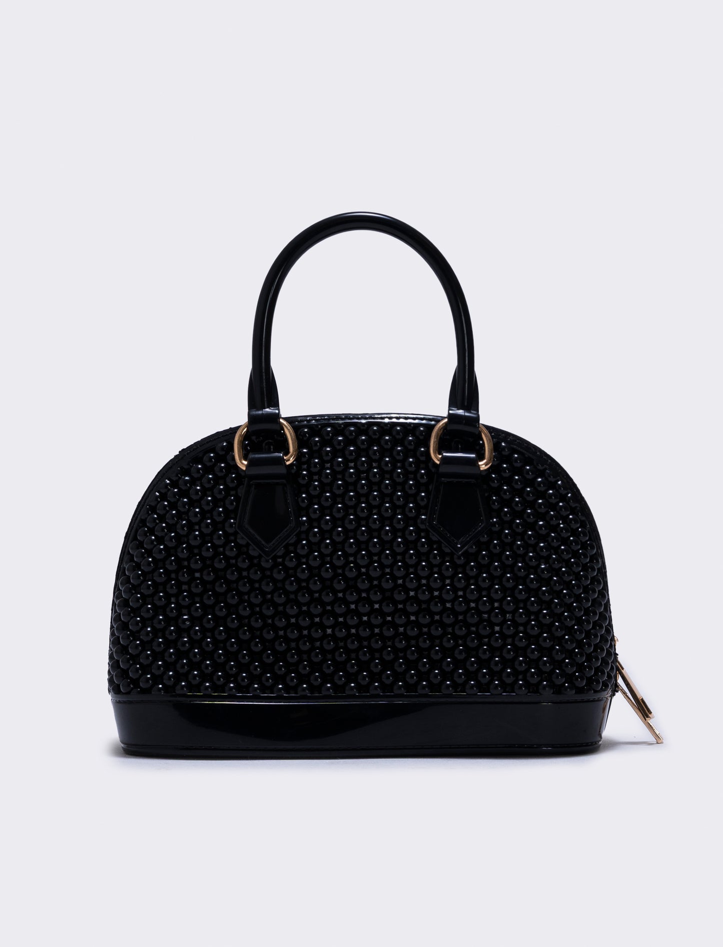 Borsa bauletto in gomma - Nero