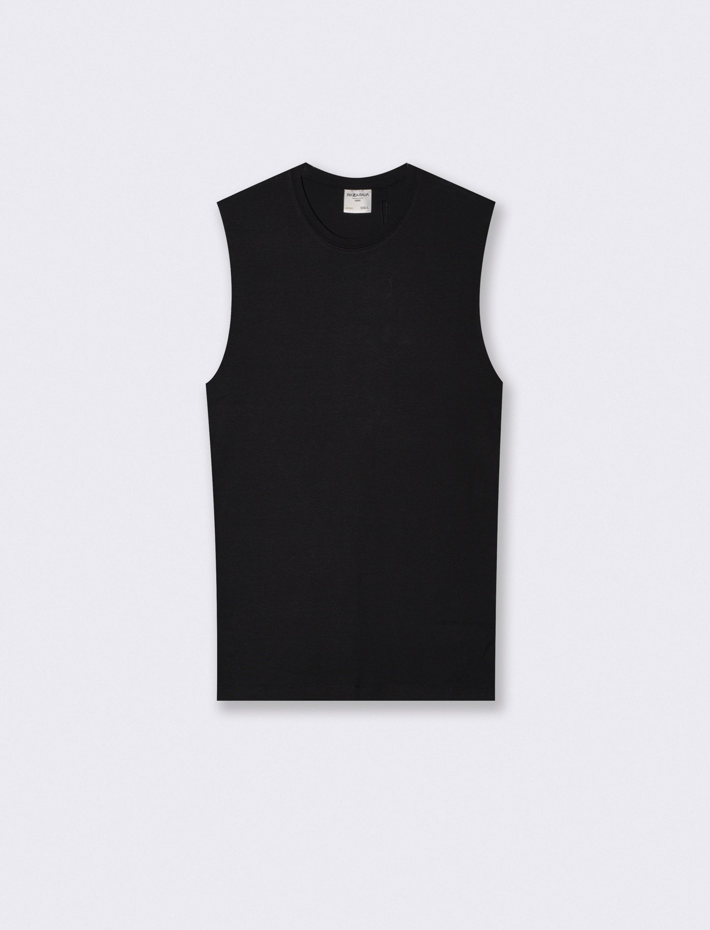 T-SHIRT SENZA MANICHE - Nero