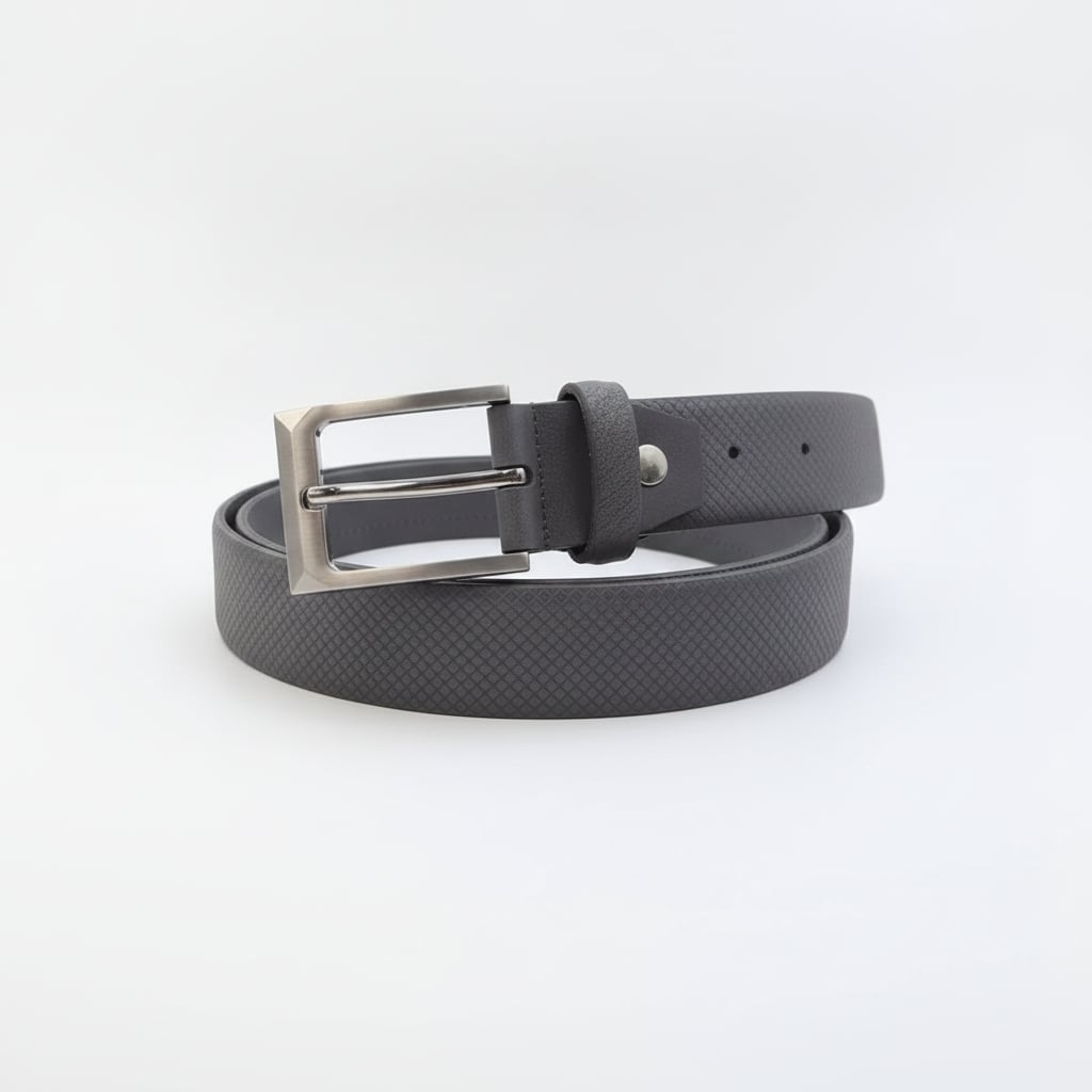 Cintura con fusto stampa geometrica uomo - Grigio