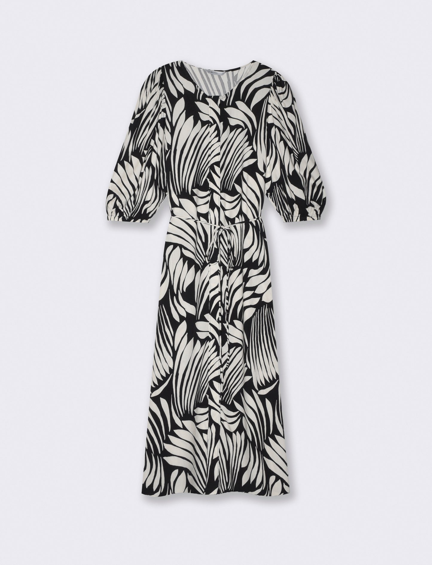 Vestito Lungo con Maniche Ampie e Laccetto - var 1