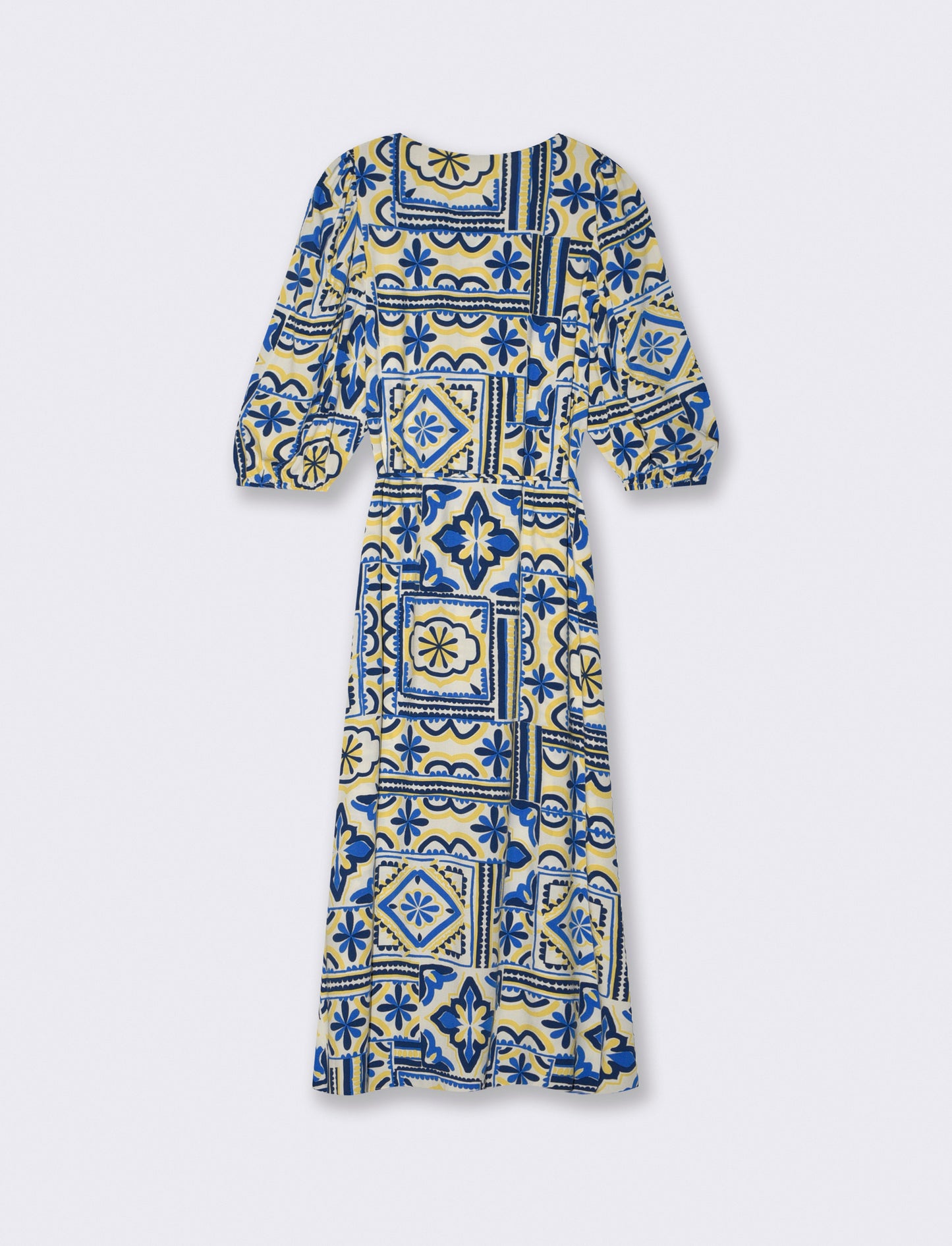 Vestito Lungo con Maniche Ampie e Laccetto - var 2