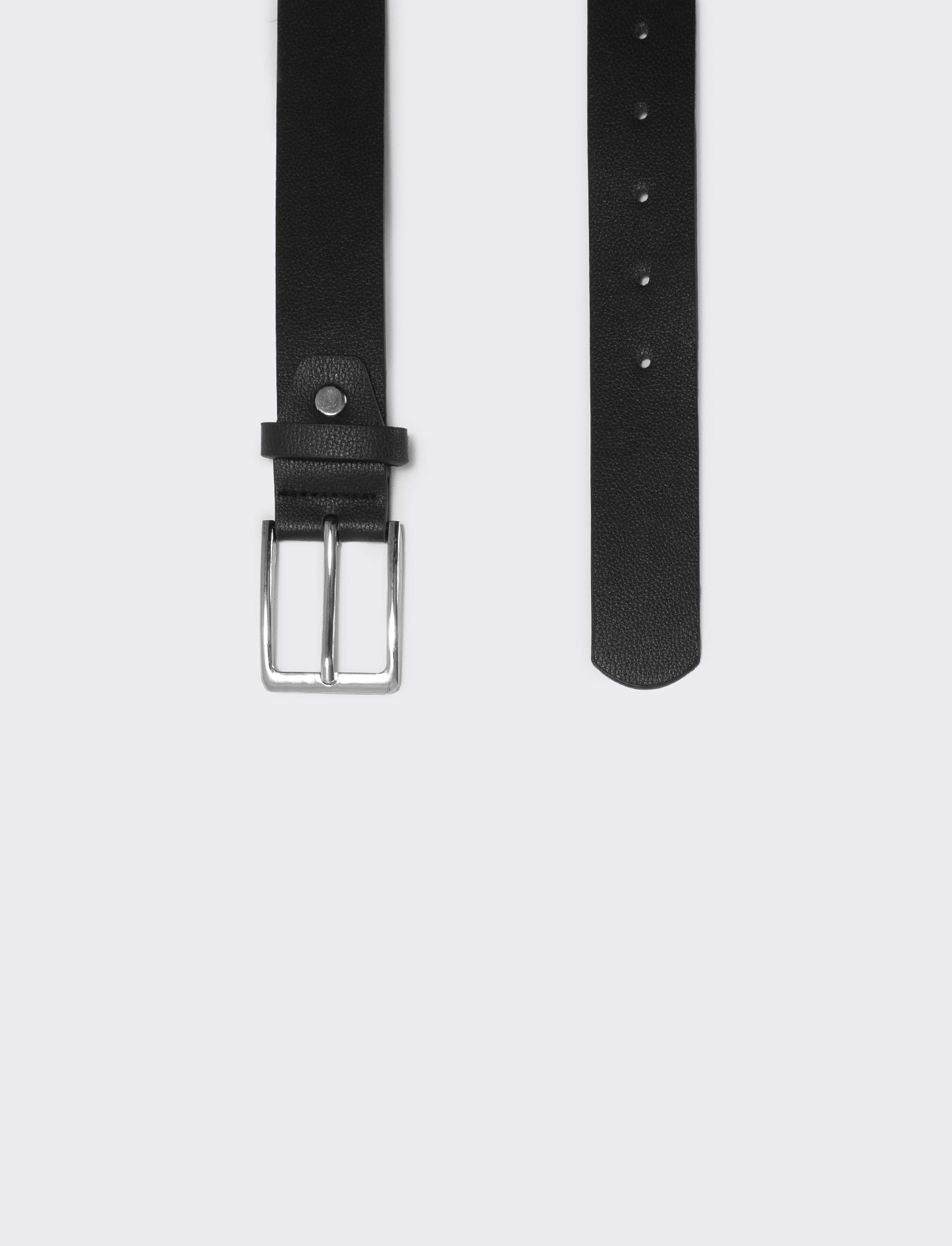 Men's 3.5 cm Elegant and Versatile Basic Belt - Black