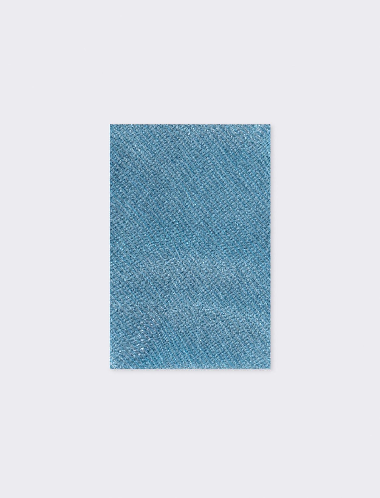 Foulard plissettato metallizzato - Denim