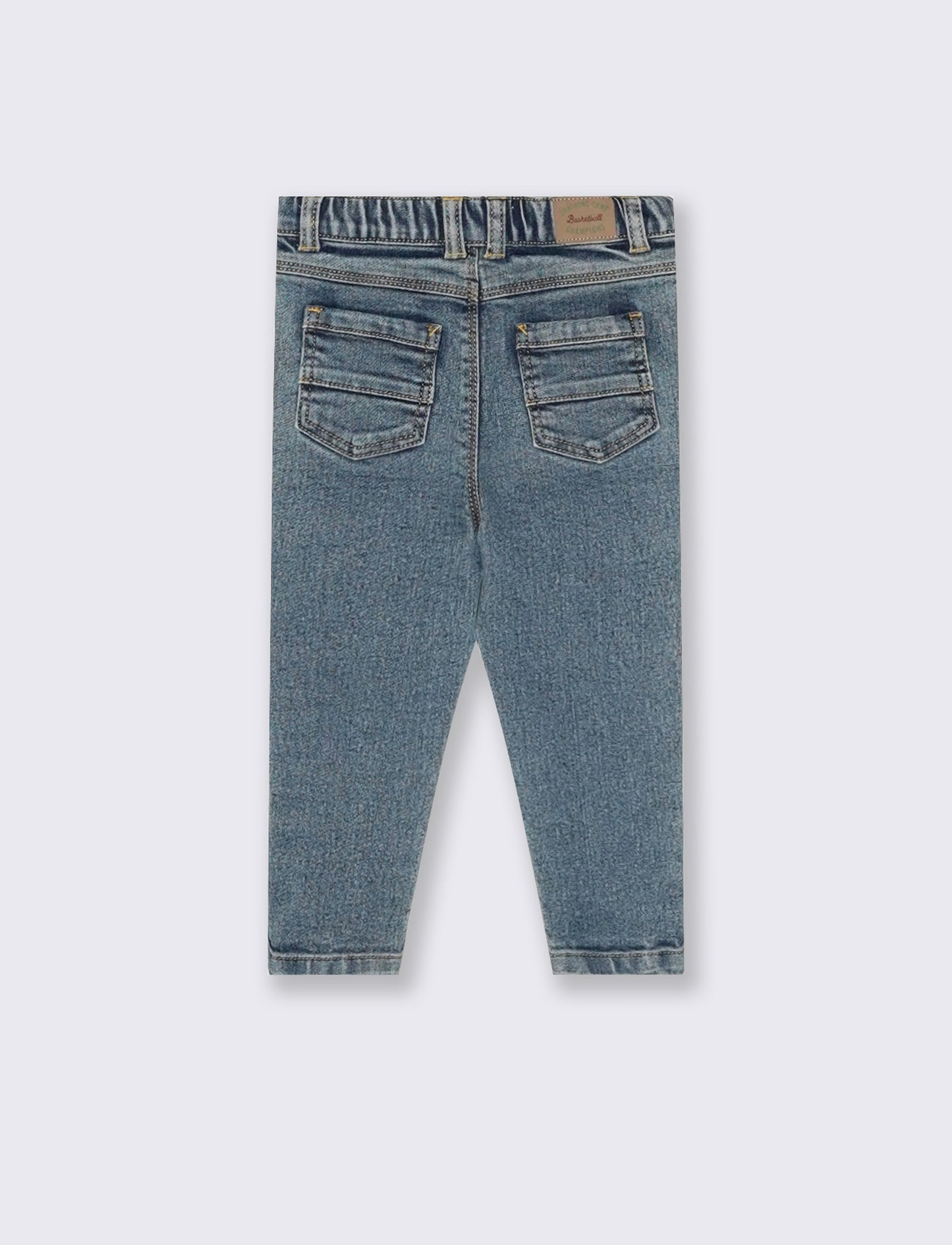 Trendy distressed five-pocket jeans - Blue
