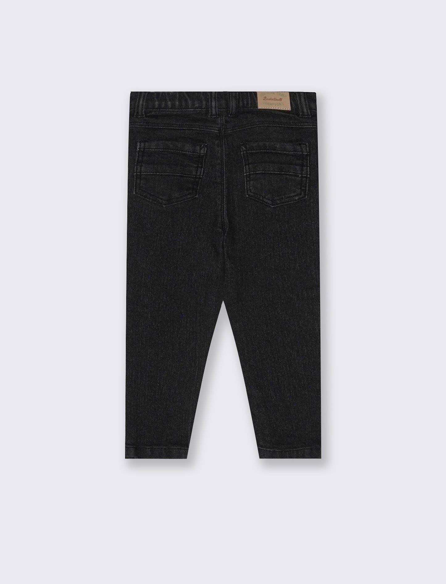 Trendy distressed five-pocket jeans - Black