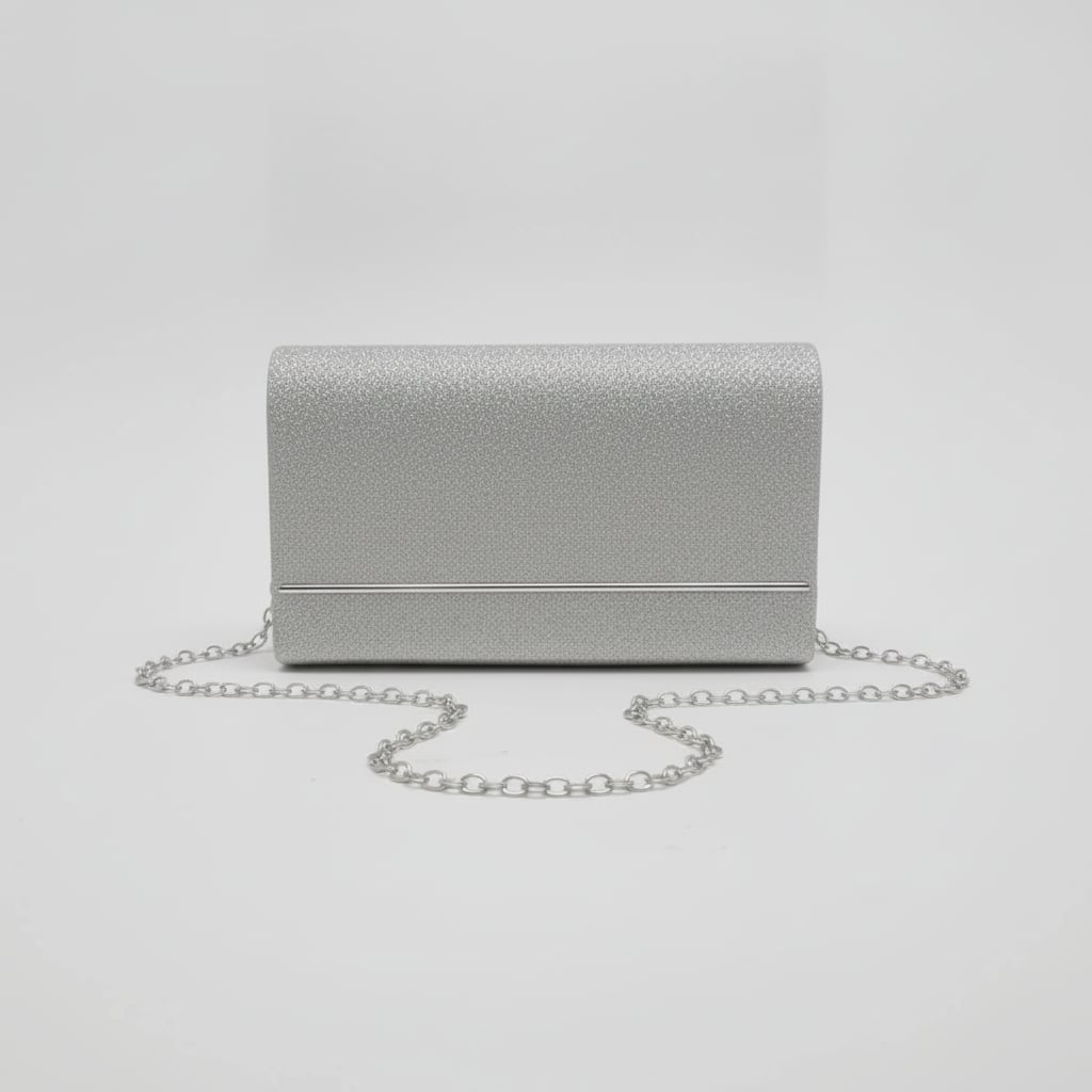 Pochette donna lurex cerimonia - Argento