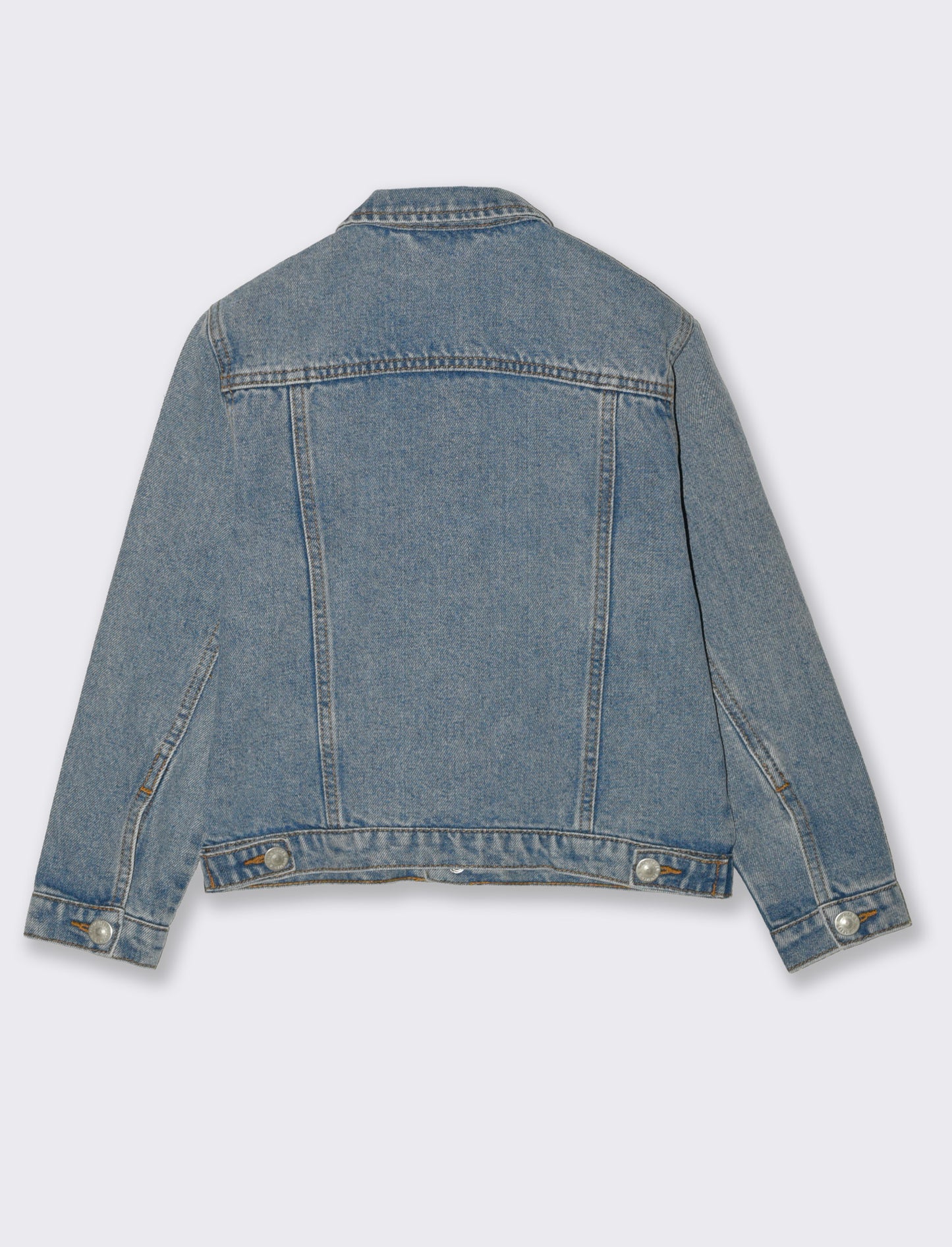 Giubbotto di jeans con tasche e pince - Denim