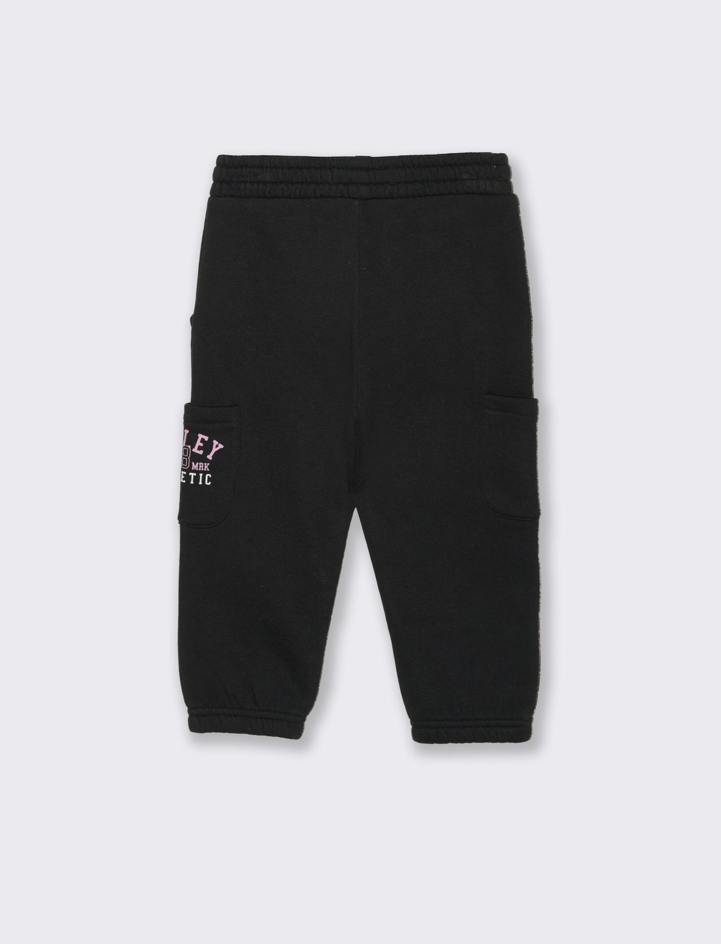 Jogger ampi con tasche e coulisse - Nero