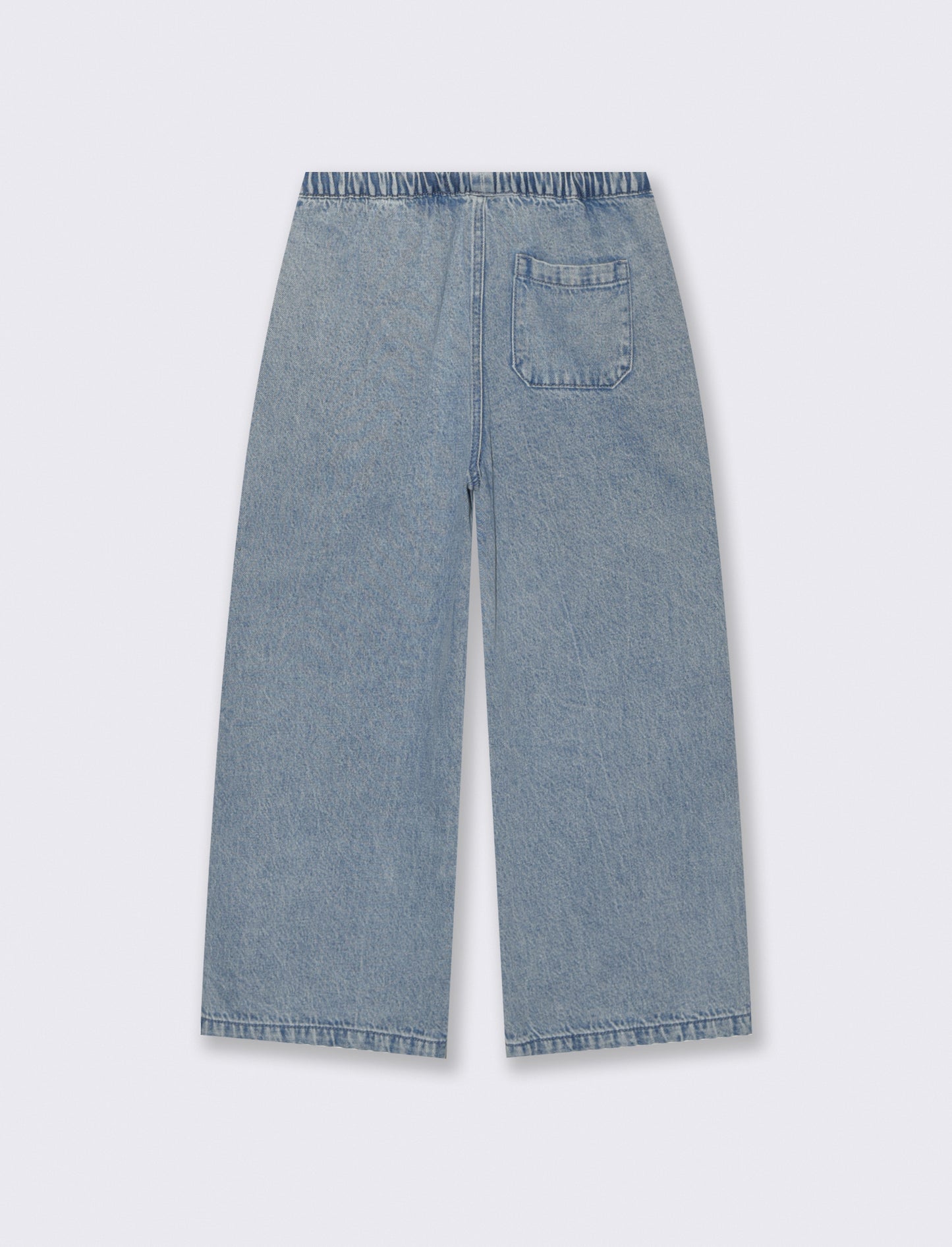Pantaloni denim wide leg per bambina - Denim