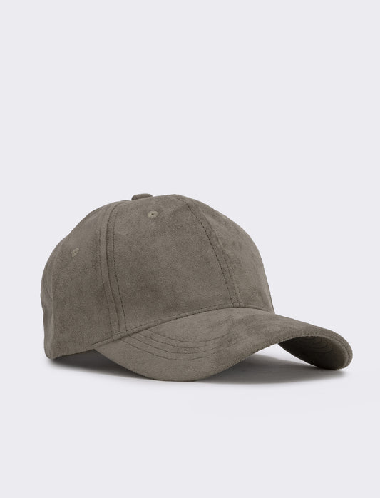 Cappello in suede per uomo baseball - Verde