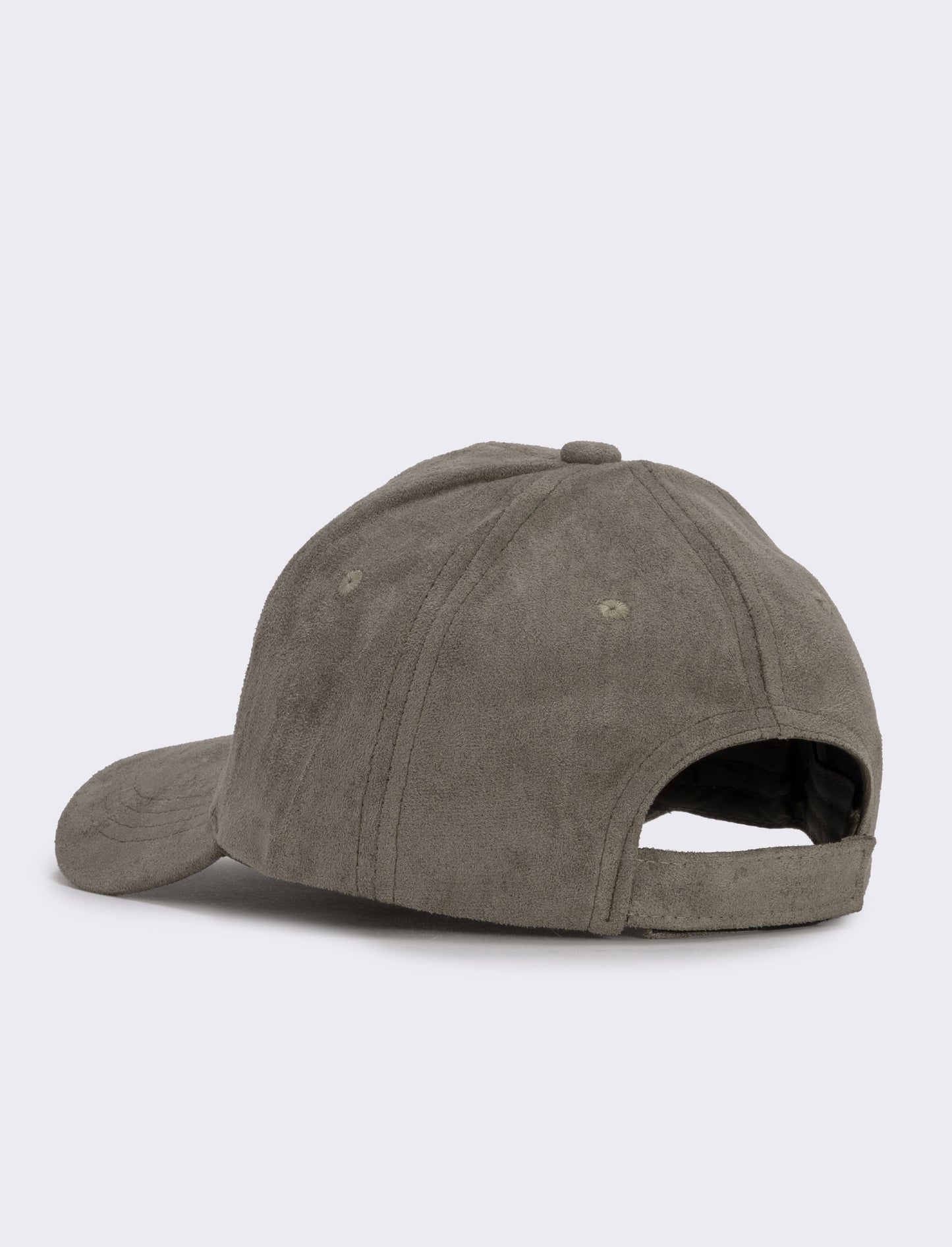 Suede Baseball Cap for Men - Green
