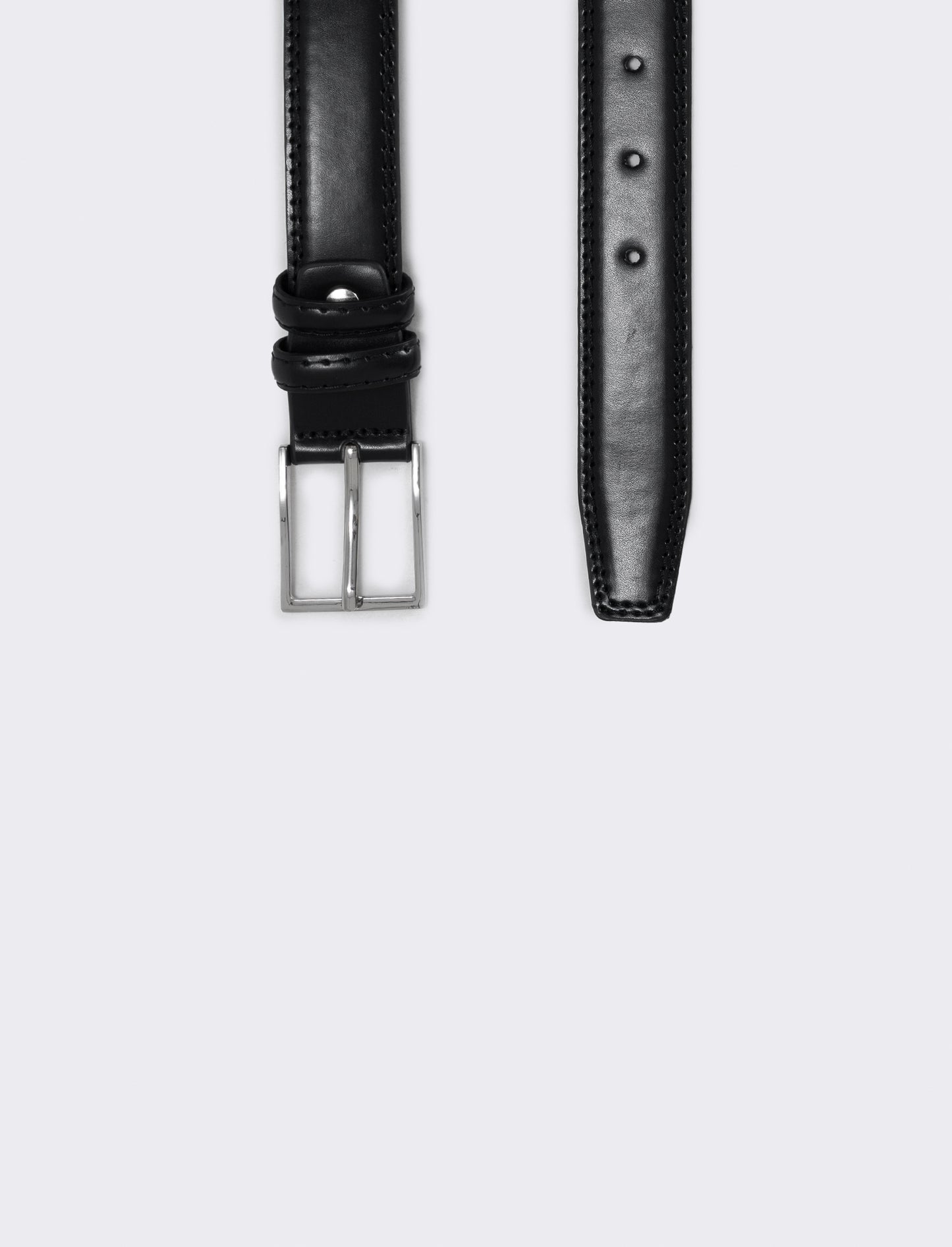 Classic Smooth Belt 3.5 cm - Black
