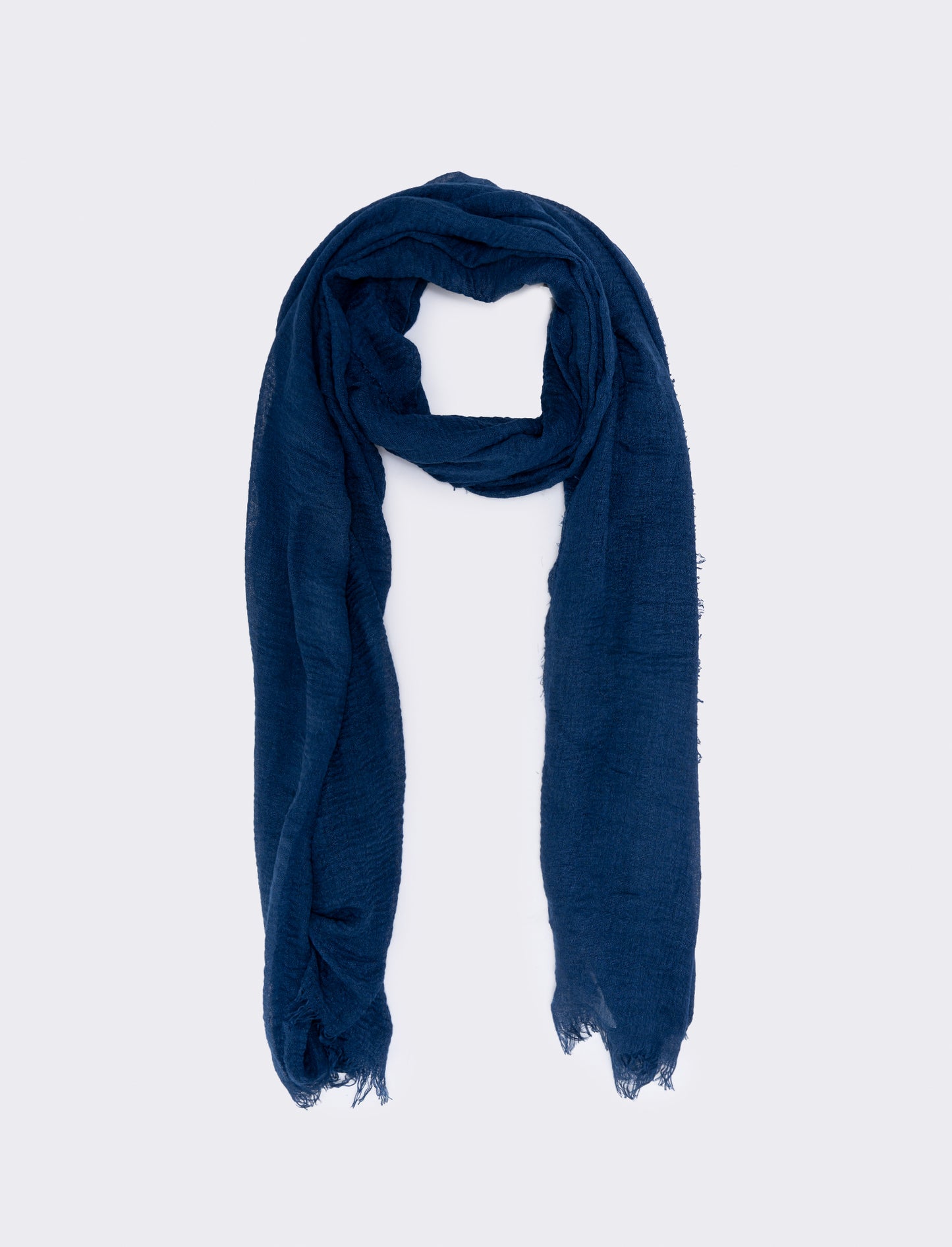 Foulard donna garzato - Blu