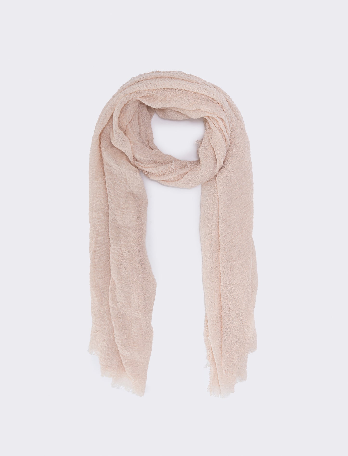 Foulard donna garzato eleganza e comfort - Beige