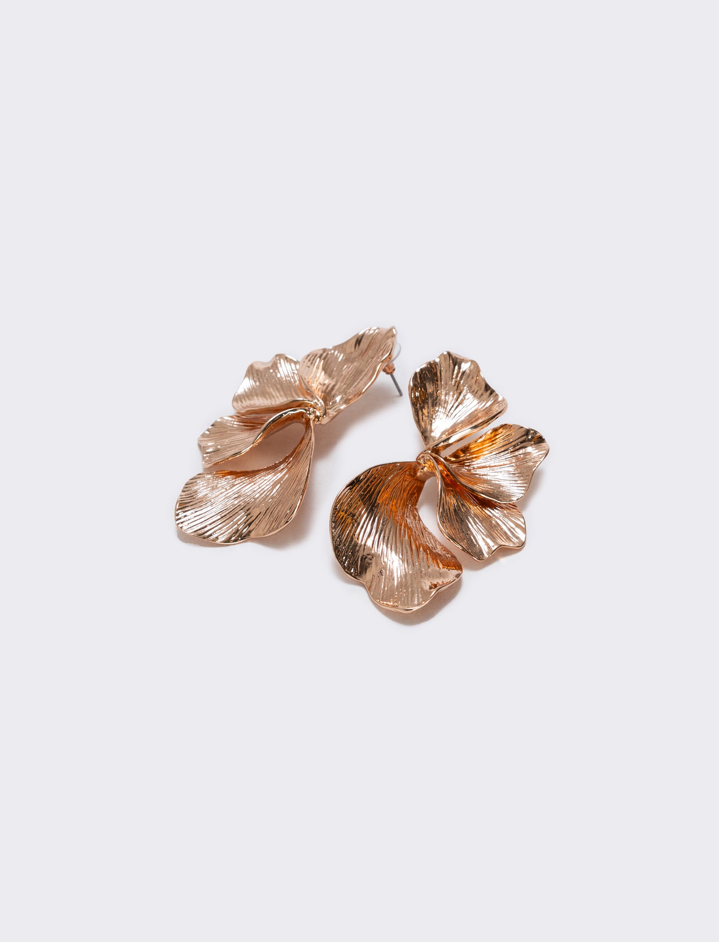 Orecchini Mezzo Fiore - Rosa