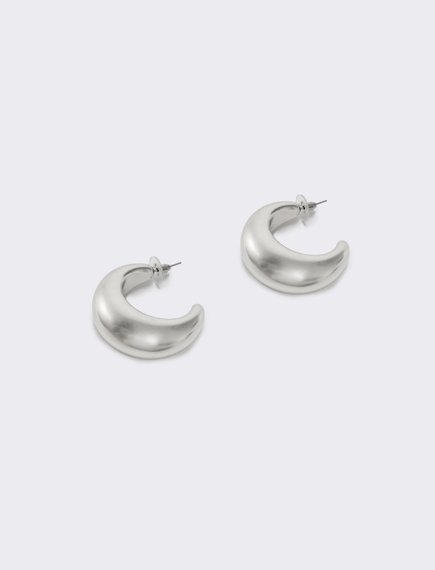 Drop Earrings in Iron for Women - Silver