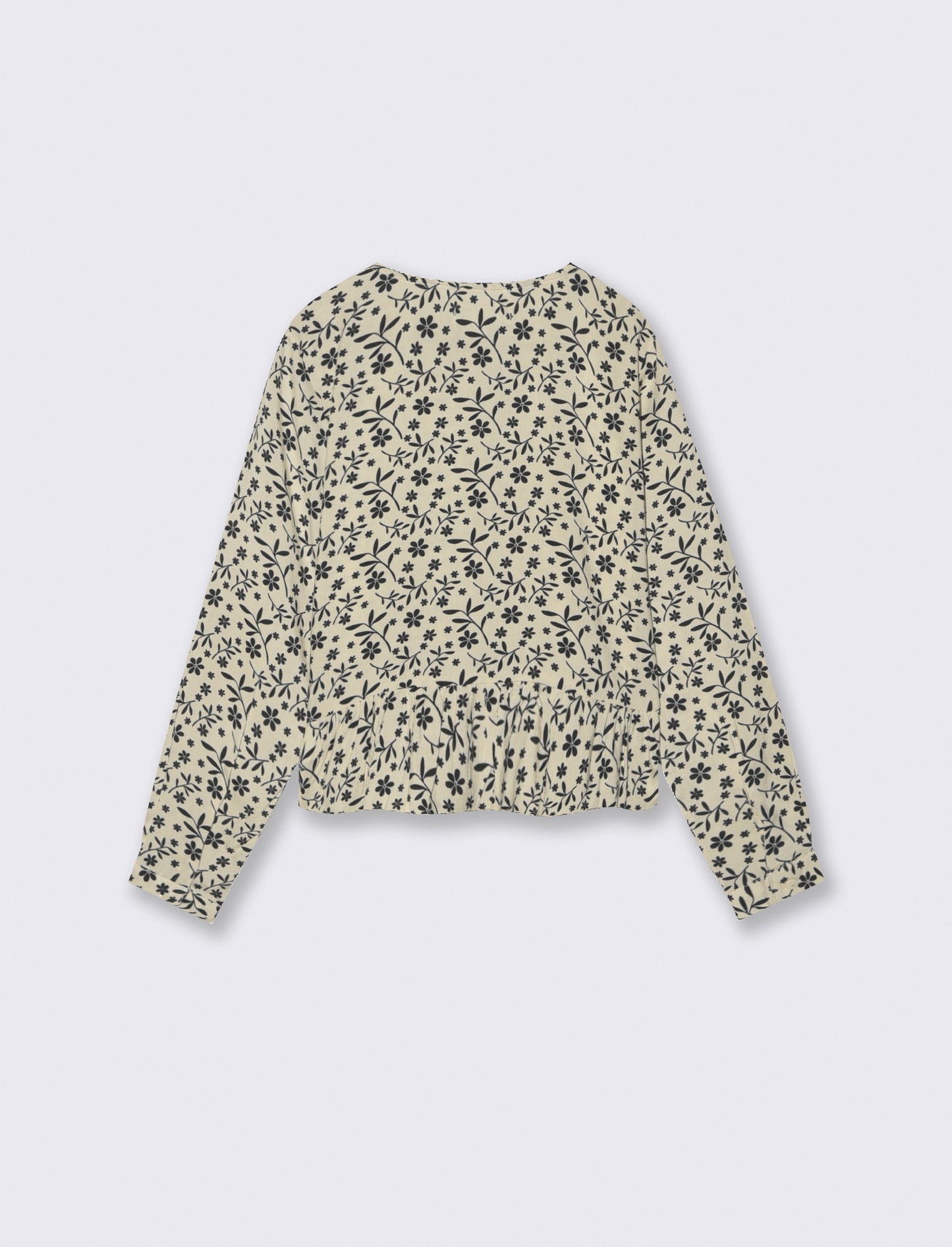 Camicia manica lunga bambina in viscosa - Fantasia