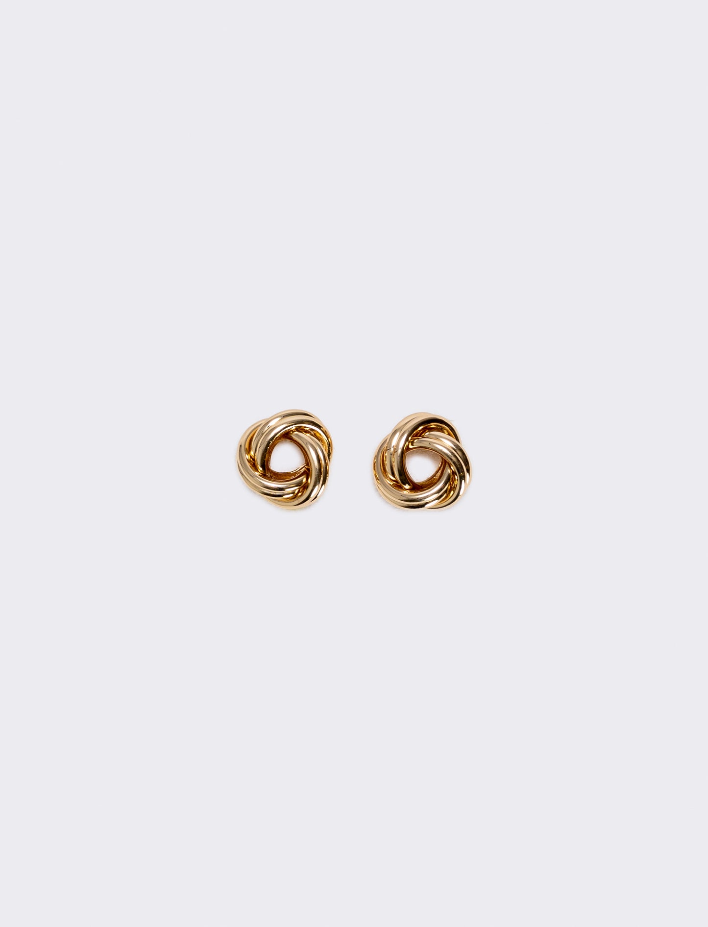 Ear Studs with Nautical Knot - Gold