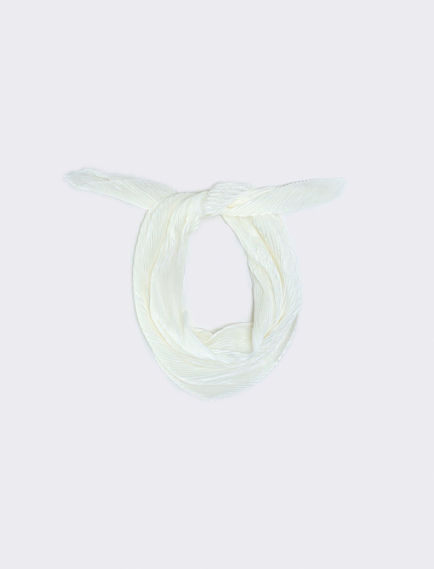 Foulard Quadrato Unito Elegante - Bianco