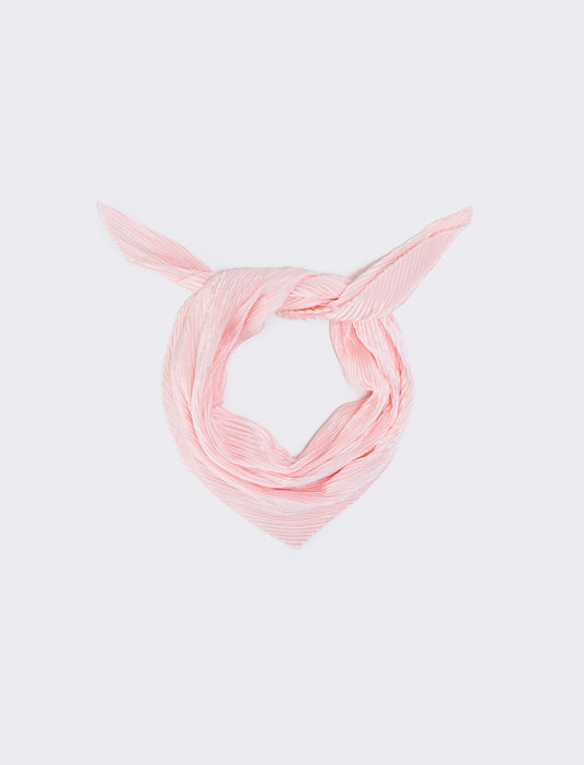 Foulard Quadrato Unito Elegante - Rosa