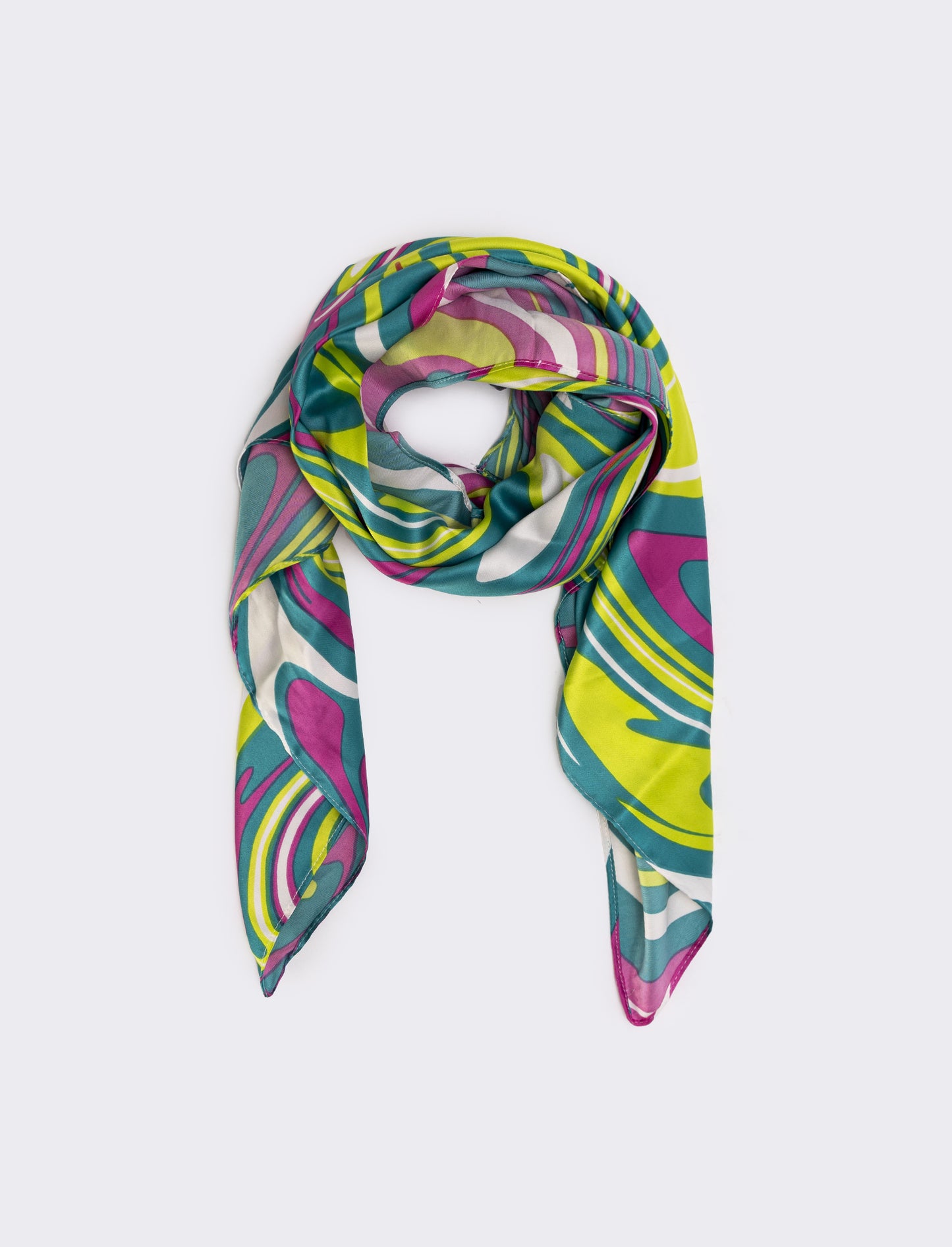 Foulard 90x90 cm con fantasie varie - Multicolore