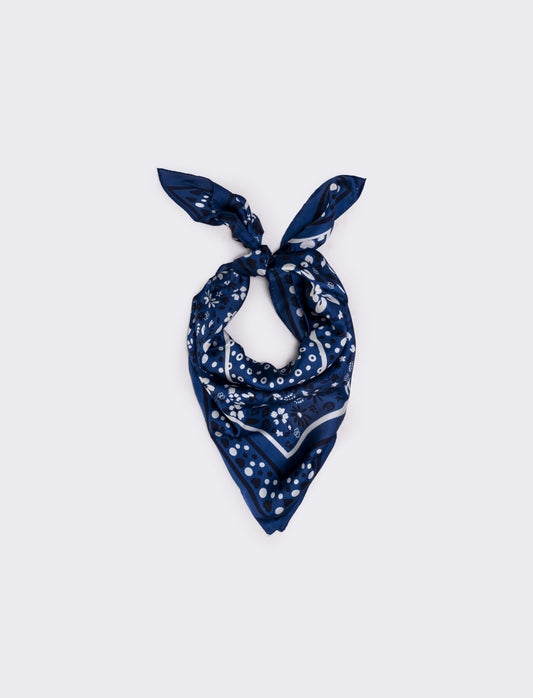 Foulard in varie fantasie per donne - Blu