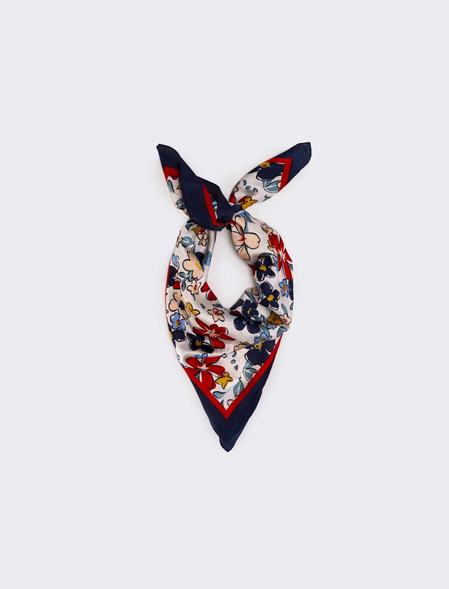 Foulard 70x70cm con fantasie uniche - Blu