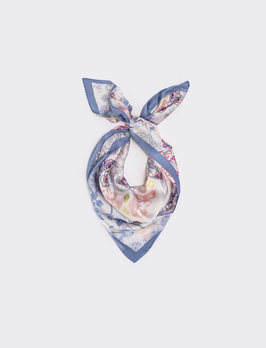 Foulard 70x70cm con fantasie uniche - Lilla